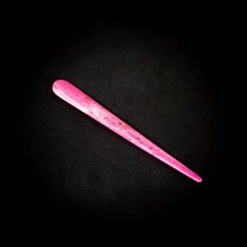 Falcuitor din os, conic, roz 14cm