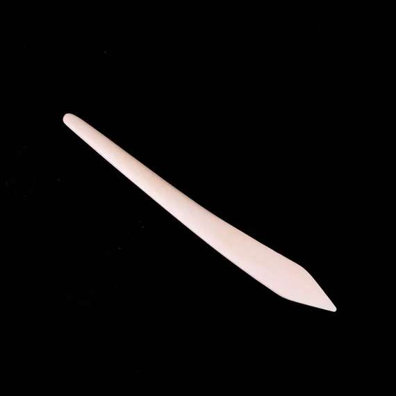 Falcuitor din os, ascuțit, formă torsionată 20cm